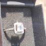 Zircon Silver engagement ring Image 7