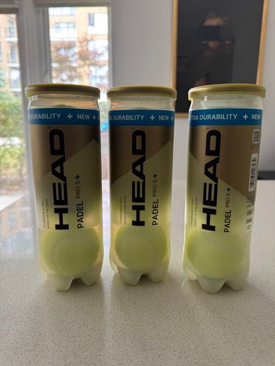 HEAD Padel Pro S+ Tournament Balls - 3 Tubes (New/Unused/Unopened)