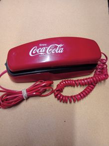 Vintage Coca-cola Push Button Landline Phone