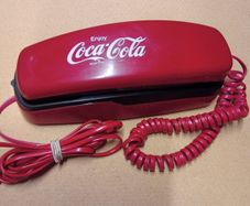 Vintage Coca-cola Push Button Landline Phone