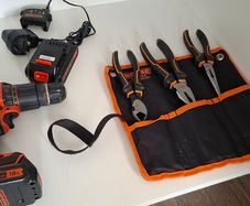drill and tools