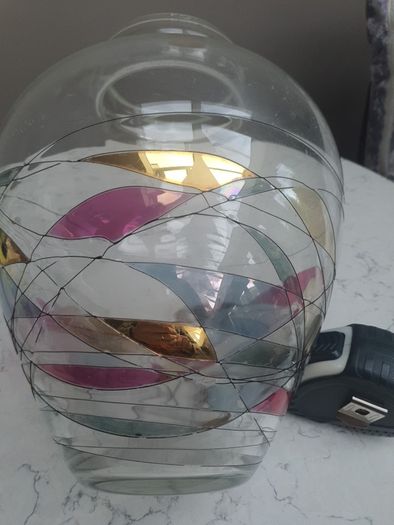 Large Vintage Clarenbridge Glass Vase