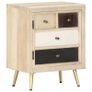 Bedside Cabinet 40x30x50 cm Solid Mango Wood Image 2