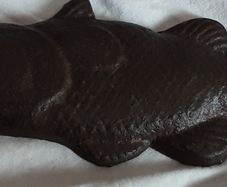 Cast metal fish bottle opener