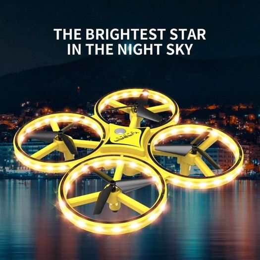 Brand New FIREFLY Smartwatch Intelligent 4-axis Aircraft  Drone Yellow.