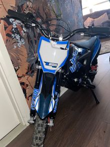 Electric Blue kids electric pit bike