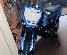 Electric Blue kids electric pit bike