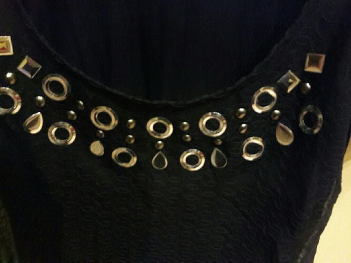 Black Shirt Passion top Size 12
