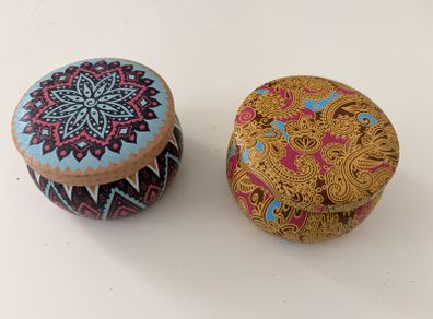 Colourful Candles - Lavender x 1 Lemon Scent x 1