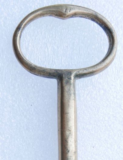 Antique Brass or Bronze Skeleton Key - 17th or 18th Century Antique French Key