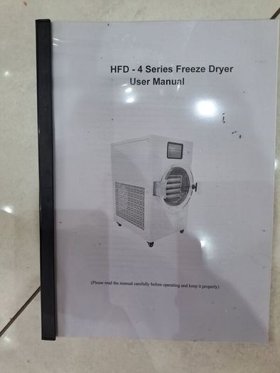 HFD4 Vacuum Freeze Dryer 4 to 6kg Capacity Complete Setup