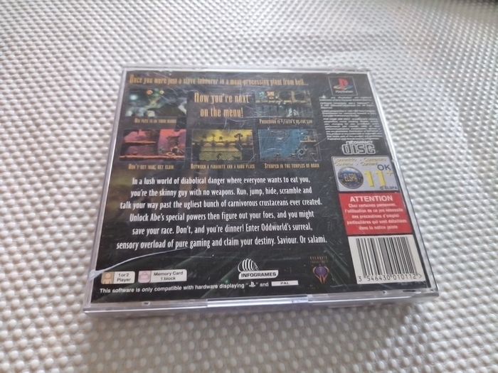 Oddworld Abe s Oddysee PlayStation1 Ps1 PlayStation2 Ps2 Games Original