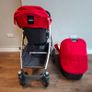 UPPAbaby Vista (2015-2019 Model) Red - Complete Bundle with Rumble Seat, Bassinet & Accessories Image 9