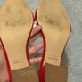 ALDO red suede thick heel Image 2