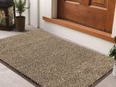 Indoor Doormat Front Door Rug Low-Profile Barrier Mat Non Slip Entrance Dirt Trapper Door Floor Mat for Entry Patio High Traffic (45X70cm,Brown)