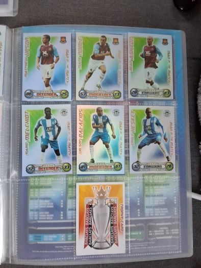 Match attax cards 08/09