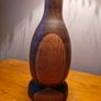 vintage wooden lamp Image 7