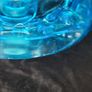 Art Deco Josef Inwald Dancing Lady Centerpiece Set Blue Satin Glass 1930s Rare Image 8