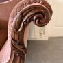 Antique Victorian Carved Walnut Sofa Image 2