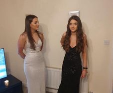 debs dress from simply devine sparkly would fit 6-8 paid 400
