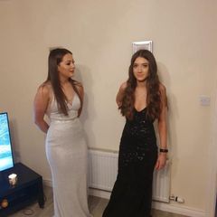 debs dress from simply devine sparkly would fit 6-8 paid 400