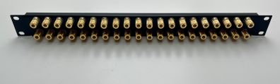 20-way 19" speaker patch panel