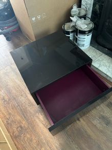 Black Lacquer TV & Storage