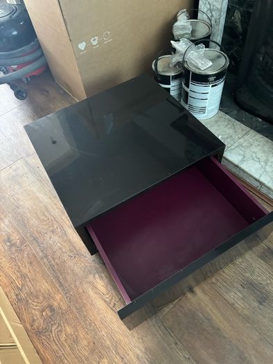 Black Lacquer TV & Storage