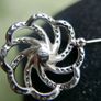 Vintage Sterling Silver 925 Brooch Pearl 7,9g Image 6