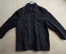 Dark Brown Nubuck leather jacket