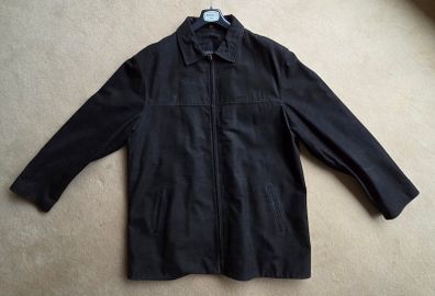 Dark Brown Nubuck leather jacket