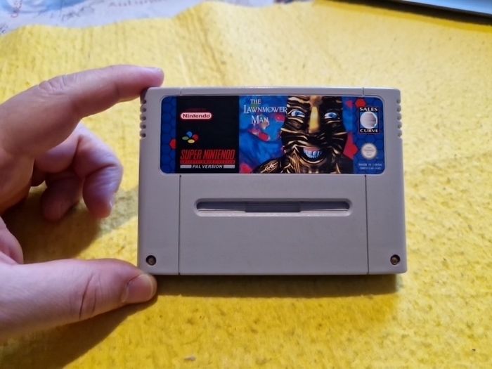 The Lawnmower Man Super Nintendo Snes Arcade Games Original