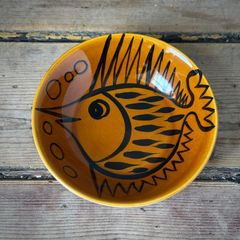 John Ffrench Arklow Studio Pottery signed fish bowl