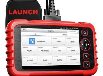 LAUNCH CRP123x OBD2 Scanner Car Diagnostic Tool for ABS SRS Transmission Engine Diagnostic, with 7 Service Functions, Lifetime Free Update, Auto VIN, Battery Test