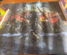 Amon Amarth Poster Signed