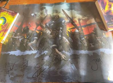 Amon Amarth Poster Signed