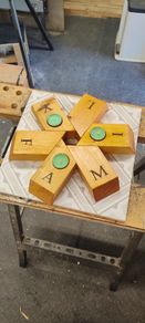 Handmade centrepieces