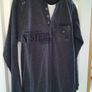 Grey Long-Sleeved Men's Top - Size Small Image 2