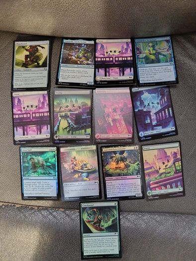 Regarding the card collection  Festival in a Box content