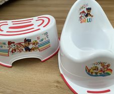 PAW PATROL  non-slip potty and step/stool