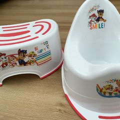 PAW PATROL  non-slip potty and step/stool