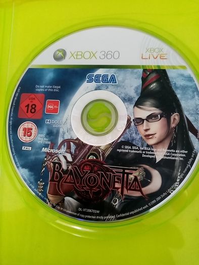 Bayoneta Xbox 360 Games Original