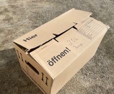 Moving Boxes small amd large, used only one time