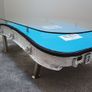 Genuine KLM Boeing 737-400 Overwing Emergency Exit Window Upcycled Aviation Coffee Table Image 8