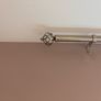 curtain pole - silver finish, extra long 316cm Image 2