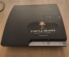 Ps3 without cables. Does not read discs.