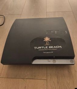 Ps3 without cables. Does not read discs.