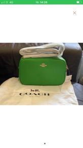 authentic leather coach bag