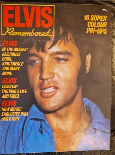 Two Rare Vintage Elvis Presley Magazines Elvis Remembered  & Memorial Edition !