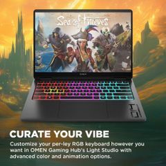 Gaming HP OMEN Transcend 14 120Hz 3K OLED Gaming Laptop - Intel Ultra 7 (2025) - 32GB RAM - 1TB SSD - Windows 11 - NVIDIA GeForce RTX 5060 - Shadow Black